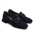 Softwaves mocassin blauw suède 9.03.07